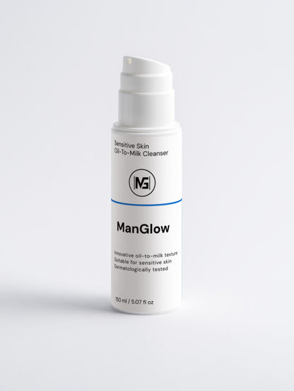 Manglow Sensitive Skin Oil-To-Milk Cleanser – Milde Reiniging